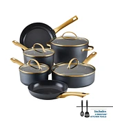Farberware Forged Induction 12-Piece Aluminum Ceramic Nonstick Cookware Set