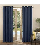 Sailor Indoor/Outdoor Uv Protectant Room Darkening Grommet Curtain Panel