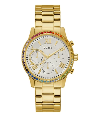 Guess Women's Analog Gold Tone Stainless Steel Watch, 40mm