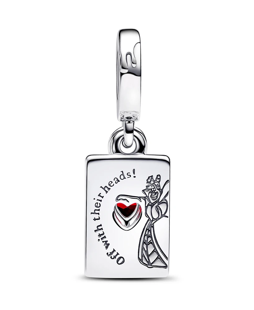 Pandora Sterling Silver Disney Villains Queen of Hearts Double Dangle Charm