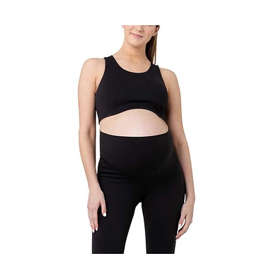 Ripe Maternity Tempo Active Crop Top Black