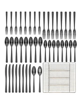 Ornative Alicja 42 Piece Flatware Set with Wire Caddy