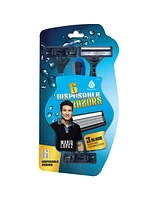 Mario Lopez 6 Disposable Razors - 3 Blade Shaving Surface Technology