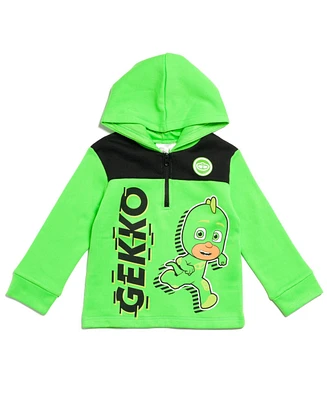 Pj Masks Boys Fleece Half Zip Hoodie