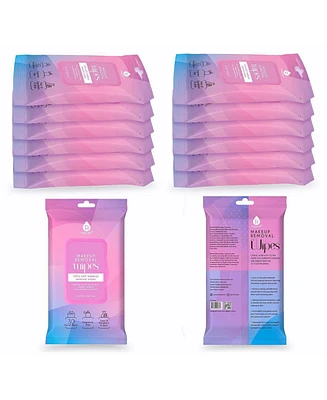 Makeup Removal Wipes 12 Pack (720 Wipes Total) – Ultra-Soft Facial Cleansing Towelettes Dissolve All Traces of Dirt, Oil & Makeup – Gent