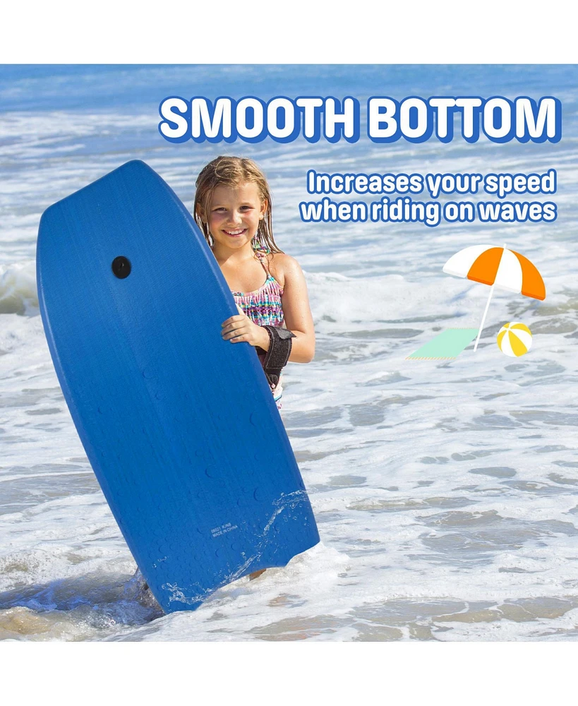 33" Fiber Clad Body Board for Beachwith Wrist Leash