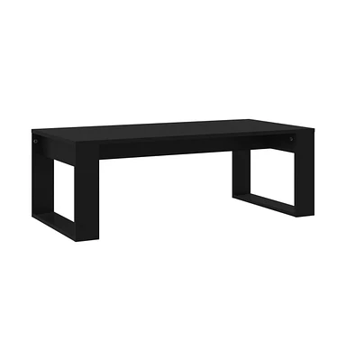 vidaXL Coffee Table Black 40.2"x19.7"x13.8" Engineered Wood