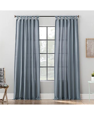 Washed Cotton Twist Tab Curtain