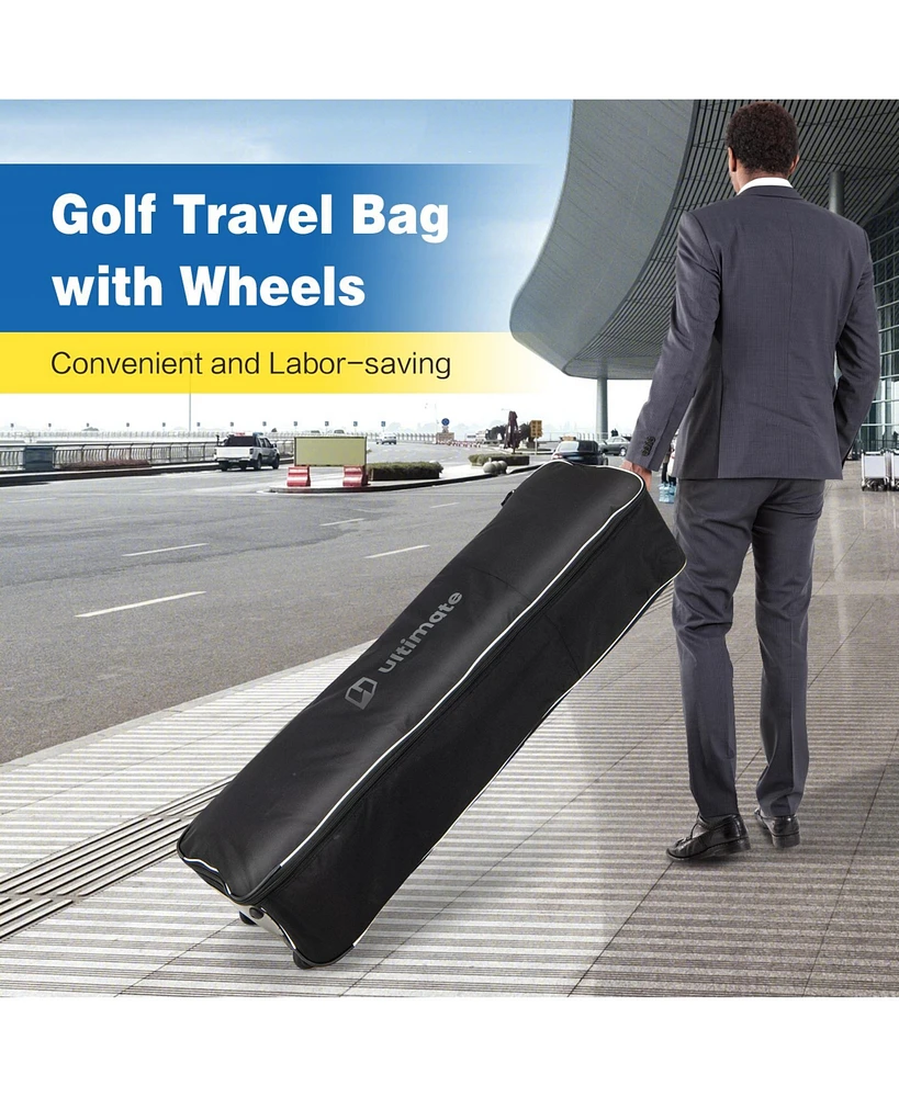 Soft-Sided Golf Travel Bag with Wheels