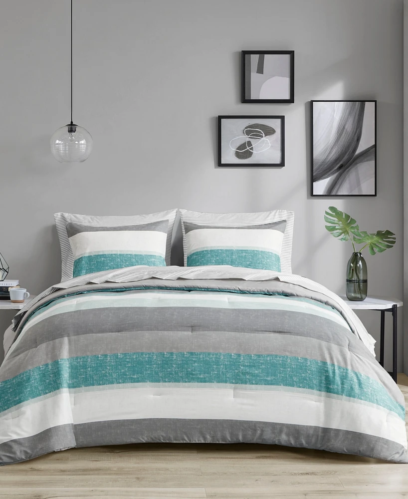 Madison Park Essentials Jaxon Wide Stripe -Pc. Comforter Set