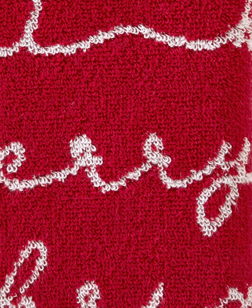 Skl Home Merry and Bright Jacquard Cotton 2-Pc Hand Towel Set, 16" x 25"