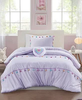 Intelligent Design Tessa Tassel 3-Pc. Comforter Set, Twin