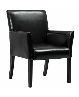 Sugift Modern Pu Leather Executive Arm Chair Sofa