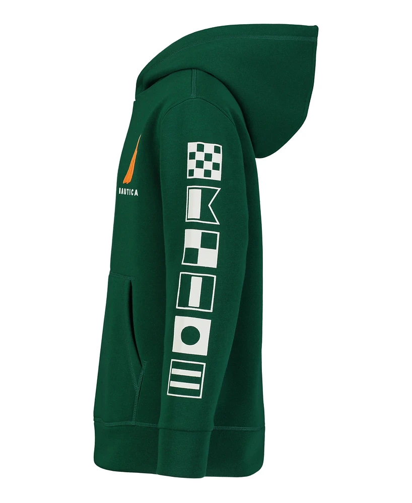 Nautica Toddler and Little Boys Flag Pullover Hoodie