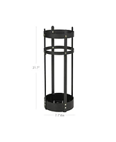 Steel Umbrella Stand for Indoor and Outdoor Use with Stable, Rust-Resistant Design