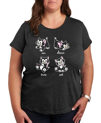 Hybrid Apparel Plus Size Disney Cats Graphic T-shirt