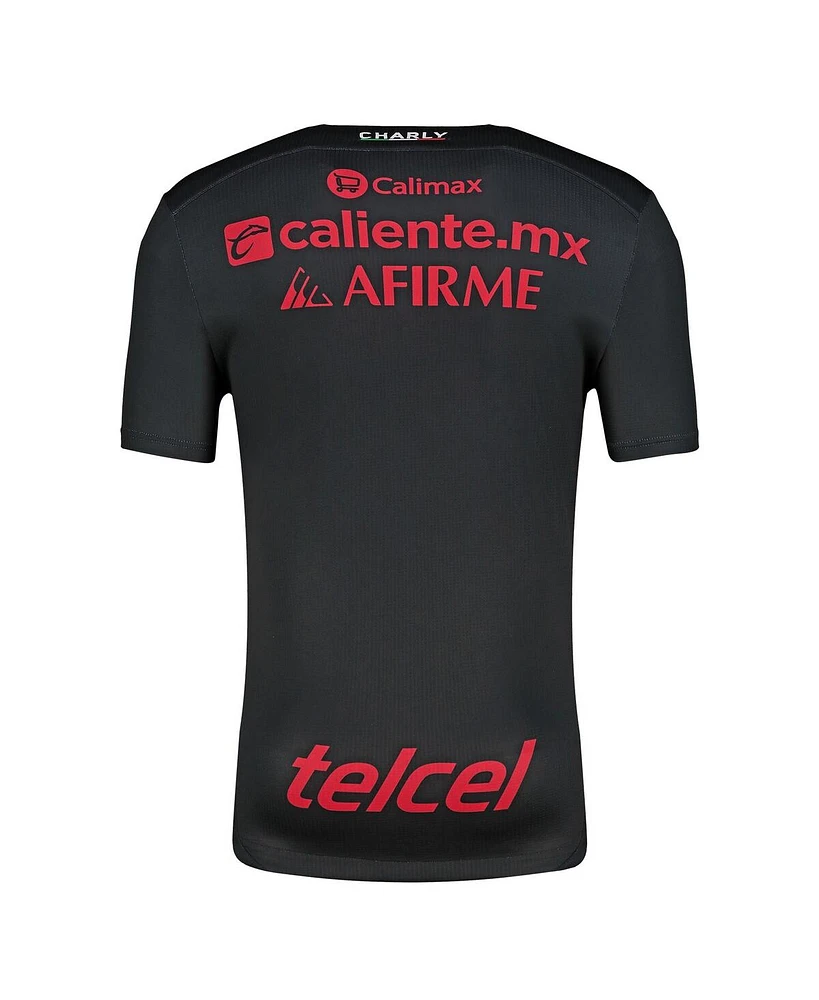 Charly Men's Black/Red Club Tijuana 2024/25 Home Authentic Jersey