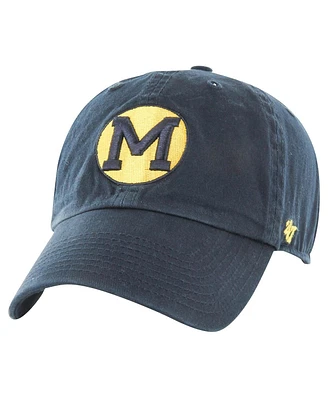 '47 Brand Men's Navy Michigan Wolverines Vault Clean Up Adjustable Hat