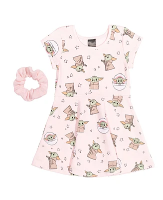 Star Wars Girls Yoda French Terry Skater Dress to