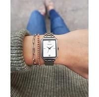 Vincero Beaded Bracelet in Polished Rose Gold with Adjustable Clasp