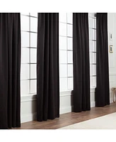 Chanasya Premium 2-Panel Ornamental Damask Classy Room Darkening Curtains - 3-in-1 Back Tab, Rod Pocket, Ring Tab for Windows Living Bedroom