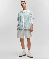Mode of One Men's Relaxed-Fit Printed Button-Down Camp Shirt