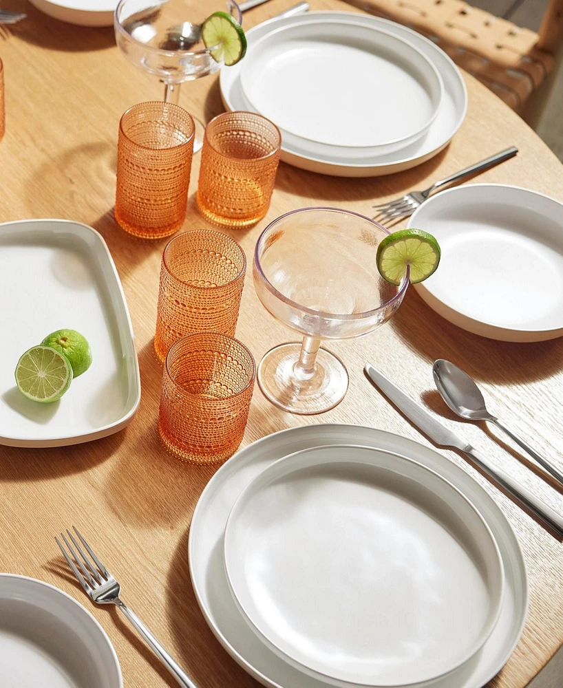 Fortessa Melamine Cooper Dinner Plates, Set of 4
