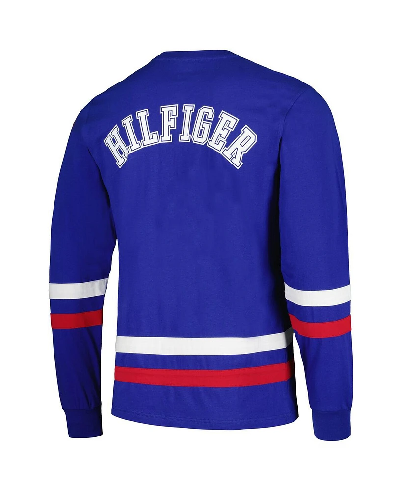 Tommy Hilfiger Men's Royal New York Giants Nolan Long Sleeve T-Shirt