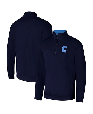 Colosseum Men's Navy Columbia University Tortugas Team Logo Quarter-Zip Jacket
