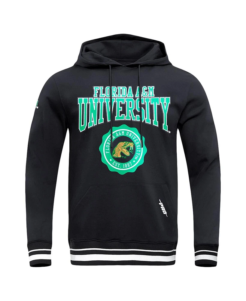 Pro Standard Men's Black Florida A M Rattlers Crest Pullover Hoodie