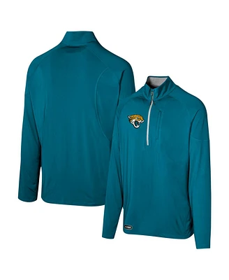 Outerstuff Men's Teal Jacksonville Jaguars Grind Iron Quarter-Zip Top