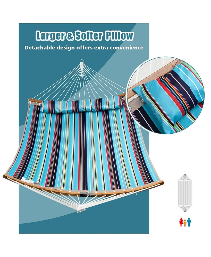 Sugift Outdoor Hammock with Detachable Pillow