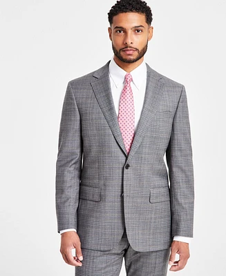 B by Brooks Brothers Men's Classic-Fit Wool Blend Suit Separates Jacket