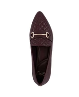 Jones New York Women's Quadia Pointed Toe Quilted Loafers