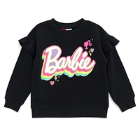 Barbie Toddler Girls Fleece Sweatshirt and Jogger Pants Outfit Set