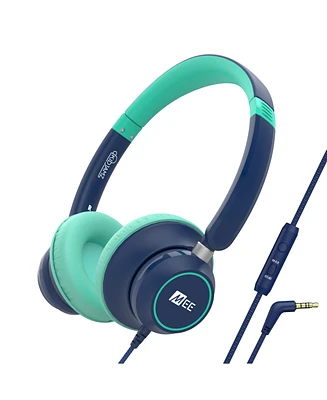Mee audio KidJamz KJ45 Safe Listening Headphones for Kids with Inline Microphone