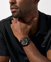 Michael Kors Men's Accelerator 2.0 Chronograph Black Stainless Steel Watch 44mm