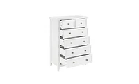Modern 6 Drawers Dresser 6 Drawers Cabinet,Chest of Drawers Closet Organizers and Storage Clothes Storage Drawers Cabinet for Living Room, Farmhouse D