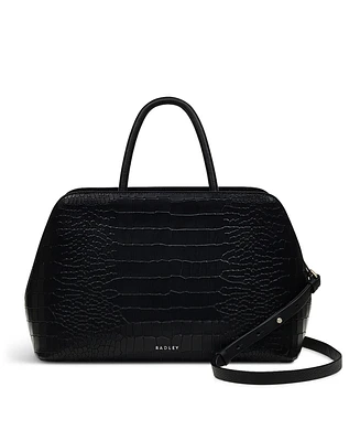 Radley London Liverpool Street 3.0 Faux Croc Medium Zip Top Satchel