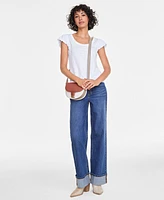 On 34th Women's Bubble-Sleeve Scoop-Neck T-Shirt