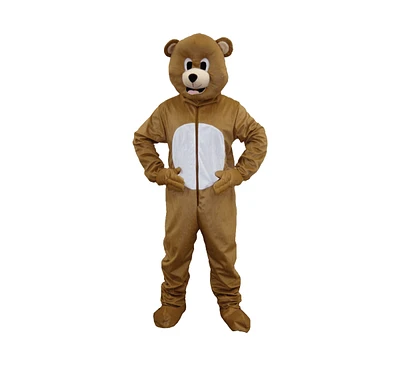 Dress Up America Bear Jumspuit & Head Mask Mascot - Toddlers Girls & Boys