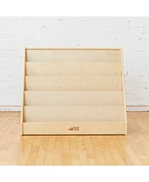 ECR4Kids Single-Sided Book Display, Natural, 1