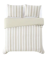 Truly Soft Aiden Stripe 3-Pc. Duvet Cover Set