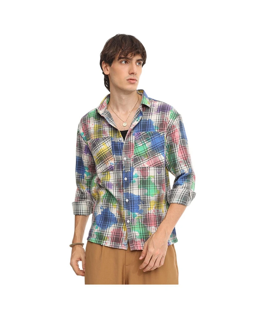 Heathered-Buffalo Check Shirt