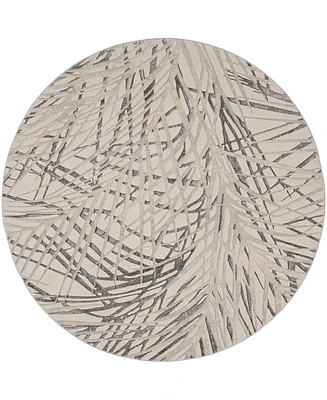 Nourison Home Rustic Textures RUS17 5'3"x5'3" Round Area Rug
