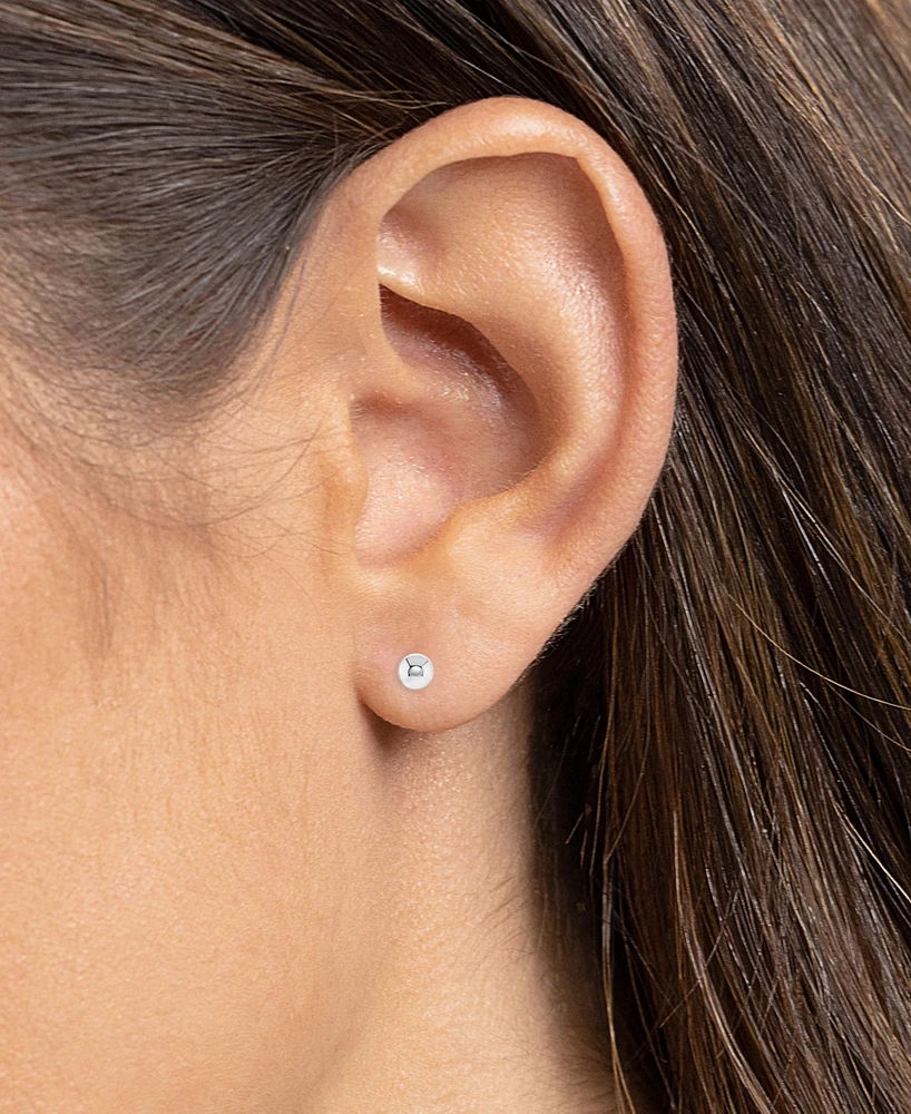 Giani Bernini Polished Ball Stud Earrings in Sterling Silver, Created for Macy's