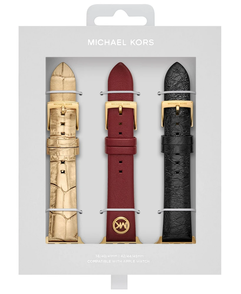 Michael Kors Multicolor Strap for Apple Watch Gift Set 38-45mm