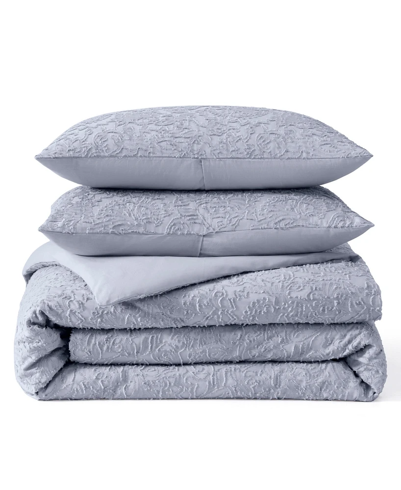 Peri Home Floral Cutwork 3-Pc. Comforter Set