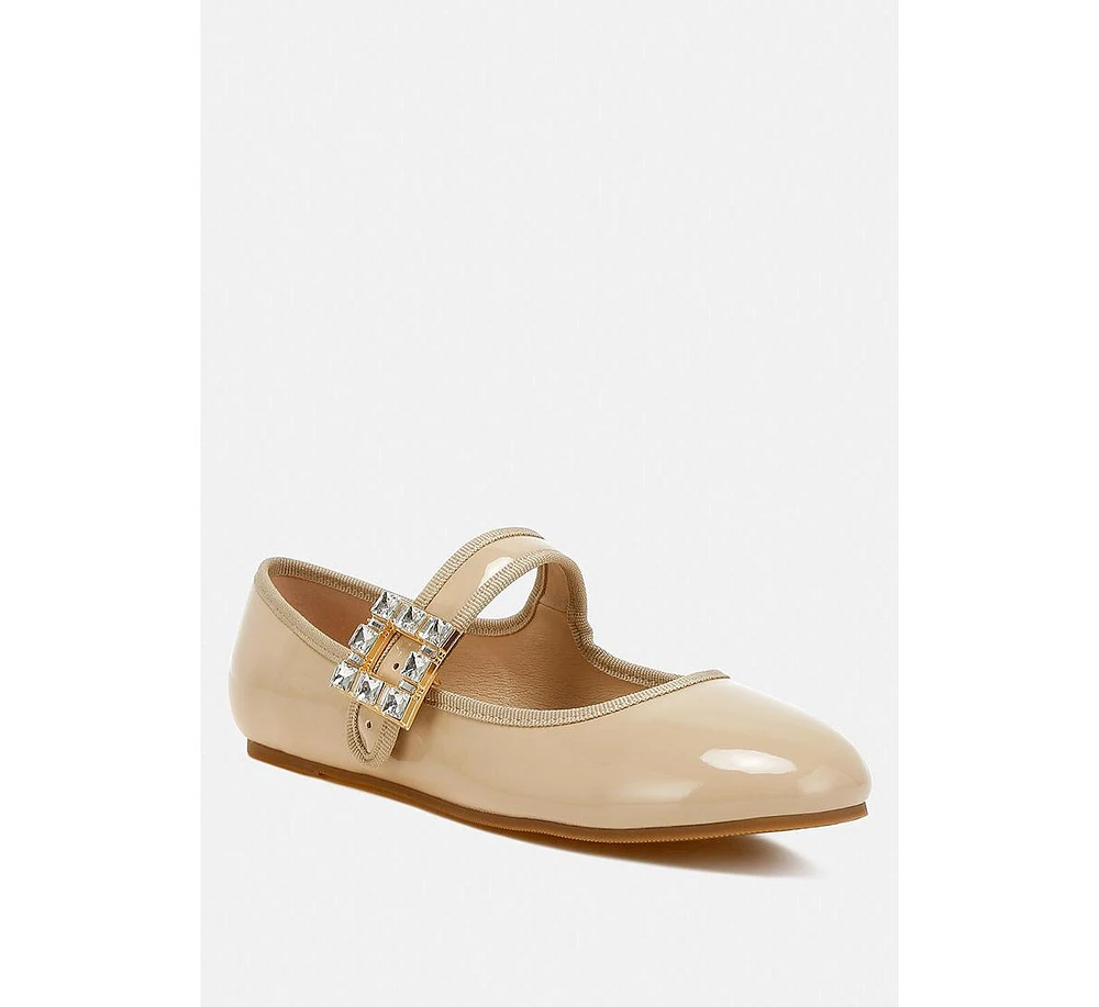 Upstage Brooch Mary Jane Sandals