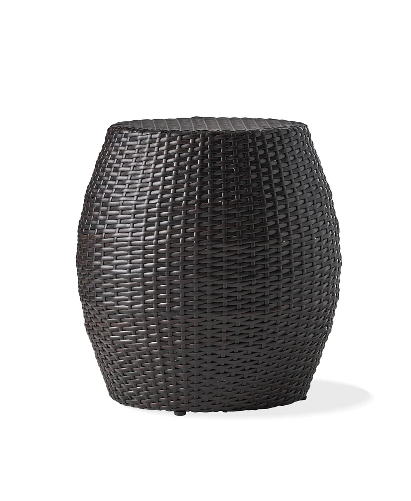 Outdoor Wicker 14.00" Patio Side Table